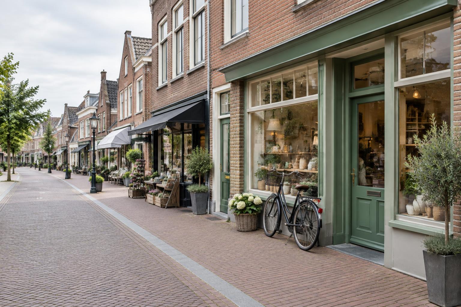 Straatbeeld als illustratie van lokale vindbaarheid